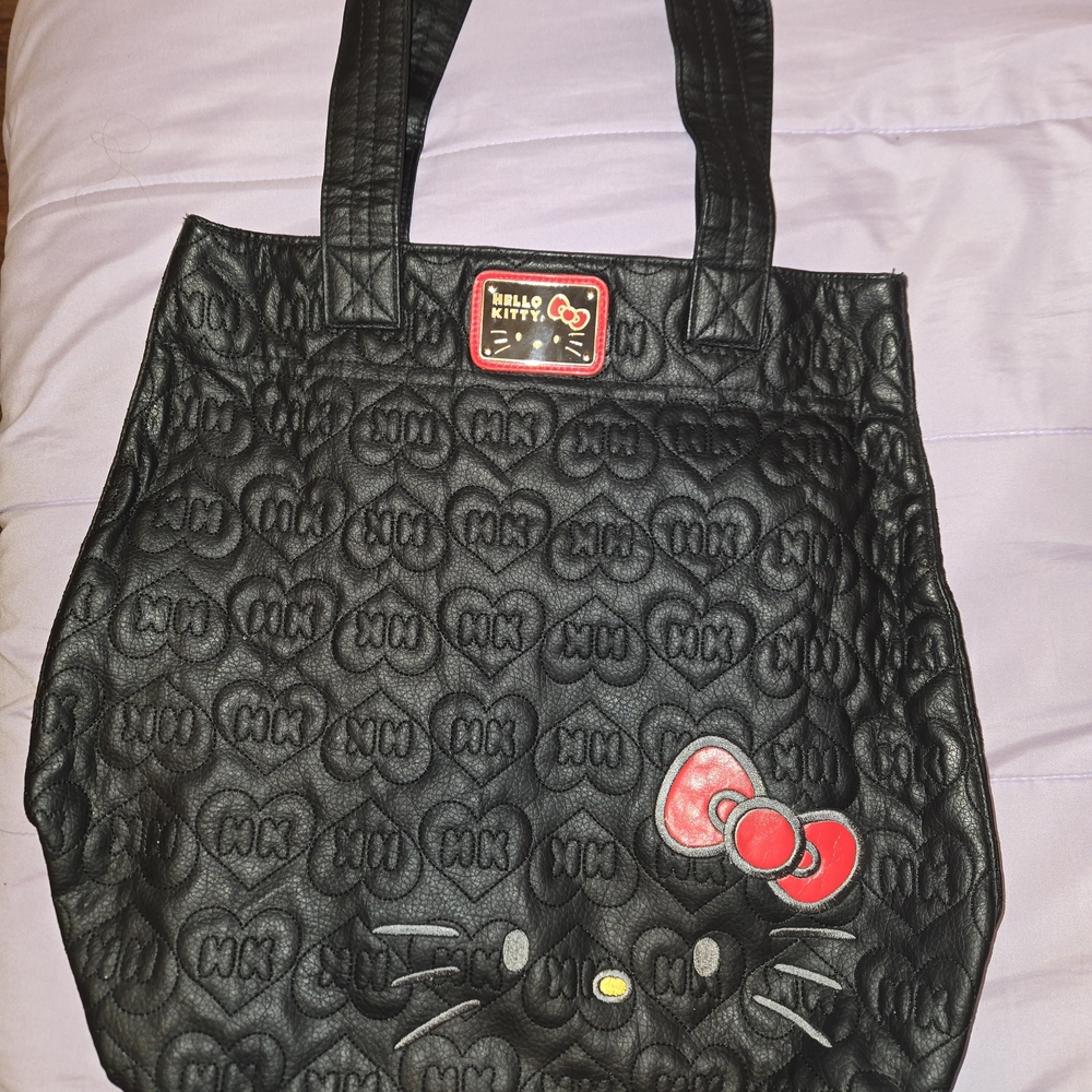 RARE Loungefly Hello Kitty Black Tote Bag